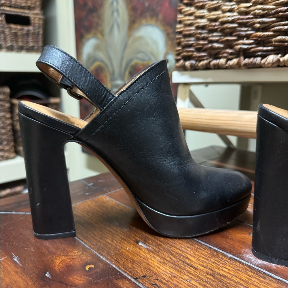 Coach Carmine black booties leather 7B
